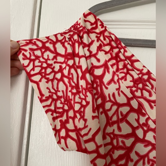 Milly coral print dress size 8 - Picture 3 of 9